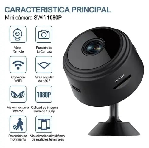 [PAGUE 1, LEVE 2] VIGILANCIA360 - MINI CAMARA ESPÍA WI-FI