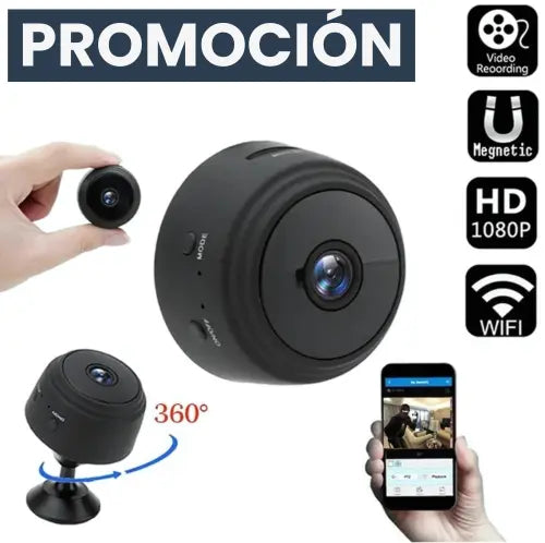 [PAGUE 1, LEVE 2] VIGILANCIA360 - MINI CAMARA ESPÍA WI-FI